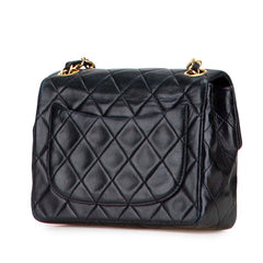 シャネル ミニマトラッセ ココマーク チェーン ショルダーバッグ ブラック ラムスキン レディース CHANEL 【中古】