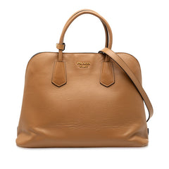 プラダ ハンドバッグ ショルダーバッグ 2WAY ブラウン サフィアーノレザー レディース PRADA 【中古】