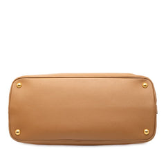 プラダ ハンドバッグ ショルダーバッグ 2WAY ブラウン サフィアーノレザー レディース PRADA 【中古】