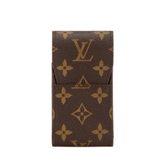 ルイ ヴィトン モノグラム エテュイ シガレット シガレットケース M63024 ブラウン PVC レザー レディース LOUIS VUITTON 【中古】