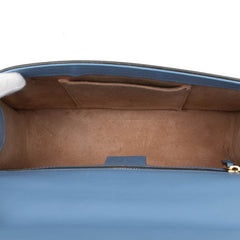 グッチ シルヴィ ショルダーバッグ 421882 ライトブルー レザー レディース GUCCI 【中古】