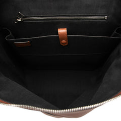 ロエベ アナグラム ゴヤ リュック バックパック ブラウン レザー レディース LOEWE 【中古】