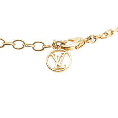 ルイ ヴィトン コリエ ツインロックス ネックレス M64887 ゴールド シルバー メッキ メタル レディース LOUIS VUITTON 【中古】