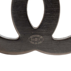 シャネル ココマーク ブローチ シルバー オレンジ メタル ツイード レディース CHANEL 【中古】