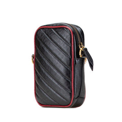 グッチ GGマーモント チェーン ショルダーバッグ 601577 ブラック レザー レディース GUCCI 【中古】