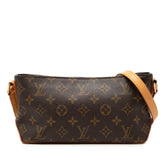 ルイ ヴィトン モノグラム トロター 斜め掛け ショルダーバッグ M51240 ブラウン PVC レザー レディース LOUIS VUITTON 【中古】