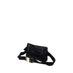 ディオール トロッターストリートシック バムバッグ ウエストバッグ ボディバッグ ブラック キャンバス レザー メンズ Dior 【中古】