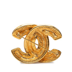 シャネル マトラッセ ココマーク ブローチ ゴールド メッキ レディース CHANEL 【中古】