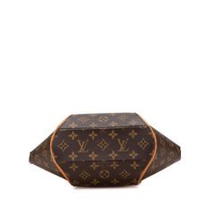 ルイ ヴィトン モノグラム エリプスPM ハンドバッグ M51127 ブラウン PVC レザー レディース LOUIS VUITTON 【中古】