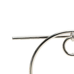 エルメス ループMM LOOP スタッドピアス SV925 シルバー レディース HERMES 【中古】