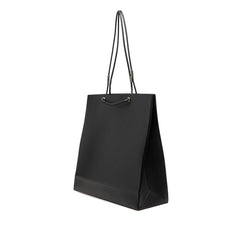 フェンディ ショッピングバッグ ミディアム ショルダーバッグ トートバッグ 7VA513 ブラック レザー レディース FENDI 【中古】