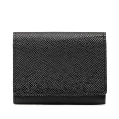 ルイ ヴィトン タイガ アンヴェロップ カルト ドゥ ヴィジット カードケース M30922 ノワール ブラック レザー メンズ LOUIS VUITTON 【中古】