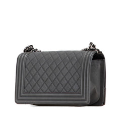 シャネル パリダラス ボーイシャネル ココマーク チェーンショルダーバッグ グレー系 カーフ レディース CHANEL 【中古】