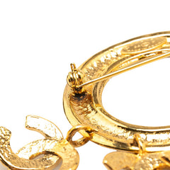 シャネル ヴィンテージ ココマーク ブローチ ゴールド メッキ レディース CHANEL 【中古】