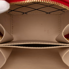 ルイ ヴィトン モノグラム ヴェルニ ミニ ボワットシャポー 斜め掛け ショルダーバッグ M90498 ルージュ パテントレザー レディース LOUIS VUITTON 【中古】