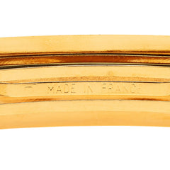 シャネル ロゴ バレッタ ヘアクリップ ゴールド メッキ レディース CHANEL 【中古】