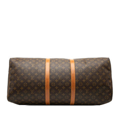 ルイ ヴィトン モノグラム キーポル60 ボストンバッグ トラベルバッグ M41422 ブラウン PVC レザー レディース LOUIS VUITTON 【中古】
