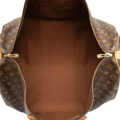 ルイ ヴィトン モノグラム キーポル60 ボストンバッグ トラベルバッグ M41422 ブラウン PVC レザー レディース LOUIS VUITTON 【中古】
