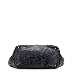 シャネル ココマーク トートバッグ ブラック レザー レディース CHANEL 【中古】