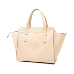 サルヴァトーレフェラガモ ハンドバッグ ショルダーバッグ 2WAY ピンクベージュ レザー レディース Salvatore Ferragamo 【中古】