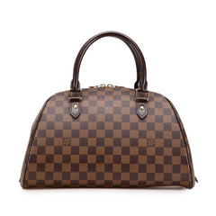 ルイ ヴィトン ダミエ リベラMM ハンドバッグ ミニボストンバッグ N41434 エベヌ ブラウン PVC レザー レディース LOUIS VUITTON 【中古】