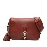 グッチ マラケシュ ショルダーバッグ 257024 ブラウン ボルドー レザー レディース GUCCI 【中古】