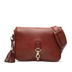 グッチ マラケシュ ショルダーバッグ 257024 ブラウン ボルドー レザー レディース GUCCI 【中古】