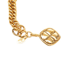 シャネル ヴィンテージ マトラッセ ベルト ゴールド メッキ レディース CHANEL 【中古】