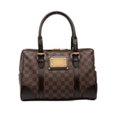 ルイ ヴィトン ダミエ バークレー ハンドバッグ ミニボストンバッグ N52000 ブラウン PVC レザー レディース LOUIS VUITTON 中古