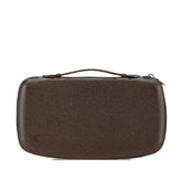 ルイ ヴィトン タイガ オーガナイザー アトール ラウンドファスナー 長財布 M30658 グリズリ ブラウン レザー PVC メンズ LOUIS VUITTON 【中古】