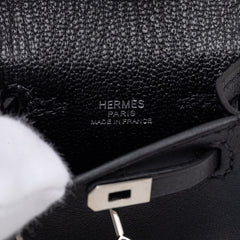 エルメス ケリーツイリー バッグチャーム チャーム アクセサリー ブラック シルク ヴォータデラクト レディース HERMES 【中古】
