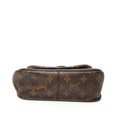 ルイ ヴィトン モノグラム パッシー チェーン ショルダーバッグ M45592 ブラウン PVC レザー レディース LOUIS VUITTON 【中古】