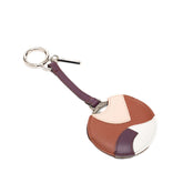 フェンディ ミラーカバー バッグチャーム キーホルダー 150243501 マルチカラー メタル レザー レディース FENDI 【中古】