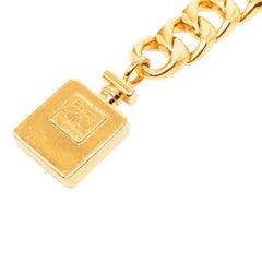 シャネル パフュームボトル ロゴ チェーン ベルト ゴールド メッキ レディース CHANEL 【中古】