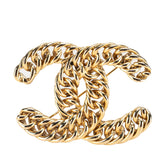 シャネル ココマーク チェーン ブローチ ゴールド メッキ レディース CHANEL 【中古】