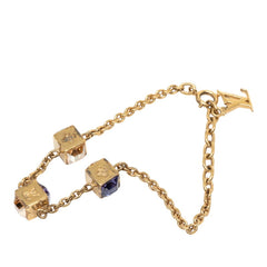 ルイ ヴィトン ブラスレ ギャンブル ブレスレット M65209 ゴールド メッキ レディース LOUIS VUITTON 【中古】