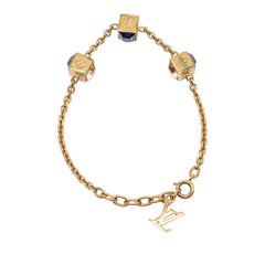 ルイ ヴィトン ブラスレ ギャンブル ブレスレット M65209 ゴールド メッキ レディース LOUIS VUITTON 【中古】