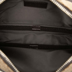 グッチ GGキャンバス 斜め掛け ショルダーバッグ 834268 ベージュ ブラウン キャンバス レザー レディース GUCCI 【中古】