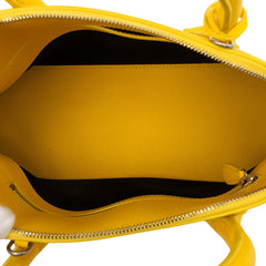 バレンシアガ ヴィル トップハンドルS ハンドバッグ ショルダーバッグ 2WAY 550645 イエロー レザー レディース BALENCIAGA 中古