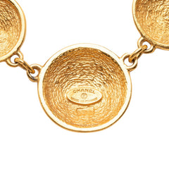 シャネル ココマーク マトラッセ ネックレス チョーカー ゴールド メッキ レディース CHANEL 【中古】