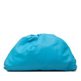 ボッテガヴェネタ ザ ポーチ クラッチバッグ ライトブルー レザー レディース BOTTEGAVENETA 【中古】