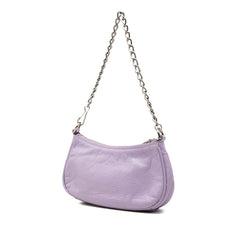 バレンシアガ ルカゴール ミニ チェーン ハンドバッグ ショルダーバッグ 2WAY 695814 パープル レザー レディース BALENCIAGA 【中古】