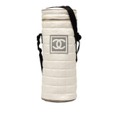 シャネル スポーツライン ココマーク ボトルホルダー ショルダー ホワイト ナイロン レディース CHANEL 【中古】