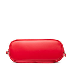 グッチ GGマーモント ワンショルダーバッグ 739166 レッド レザー レディース GUCCI 【中古】