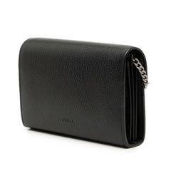 グッチ ディオニュソス チェーンウォレット ショルダーバッグ 401231 ブラック レザー レディース GUCCI 【中古】