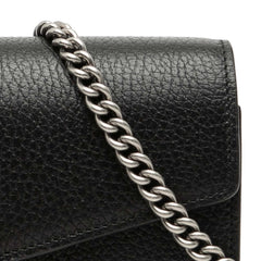 グッチ ディオニュソス チェーンウォレット ショルダーバッグ 401231 ブラック レザー レディース GUCCI 【中古】