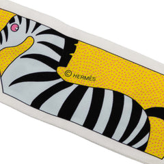 エルメス ツイリー Factory Suite ファクトリースーツ スカーフ ホワイト ピンク マルチカラー シルク レディース HERMES 【中古】