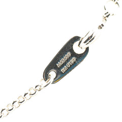 ルイ ヴィトン コリエ ダイス ギャンブリング ネックレス M62688 シルバー ブラック メタル レディース LOUIS VUITTON 【中古】