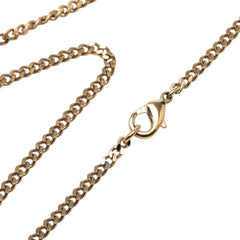 シャネル ココマーク ネックレス ゴールド メッキ ラインストーン レディース CHANEL 【中古】