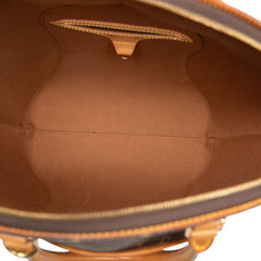 ルイ ヴィトン モノグラム エリプスMM ハンドバッグ M51126 ブラウン PVC レザー レディース LOUIS VUITTON 中古